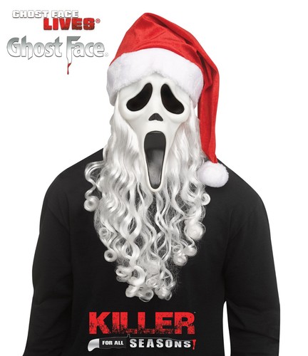 Ghostface santa mask scream - mask,
